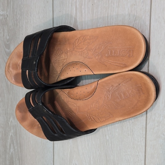 Born Women Leather Sandals Flats shoes sz 9 - Picture 6 of 14